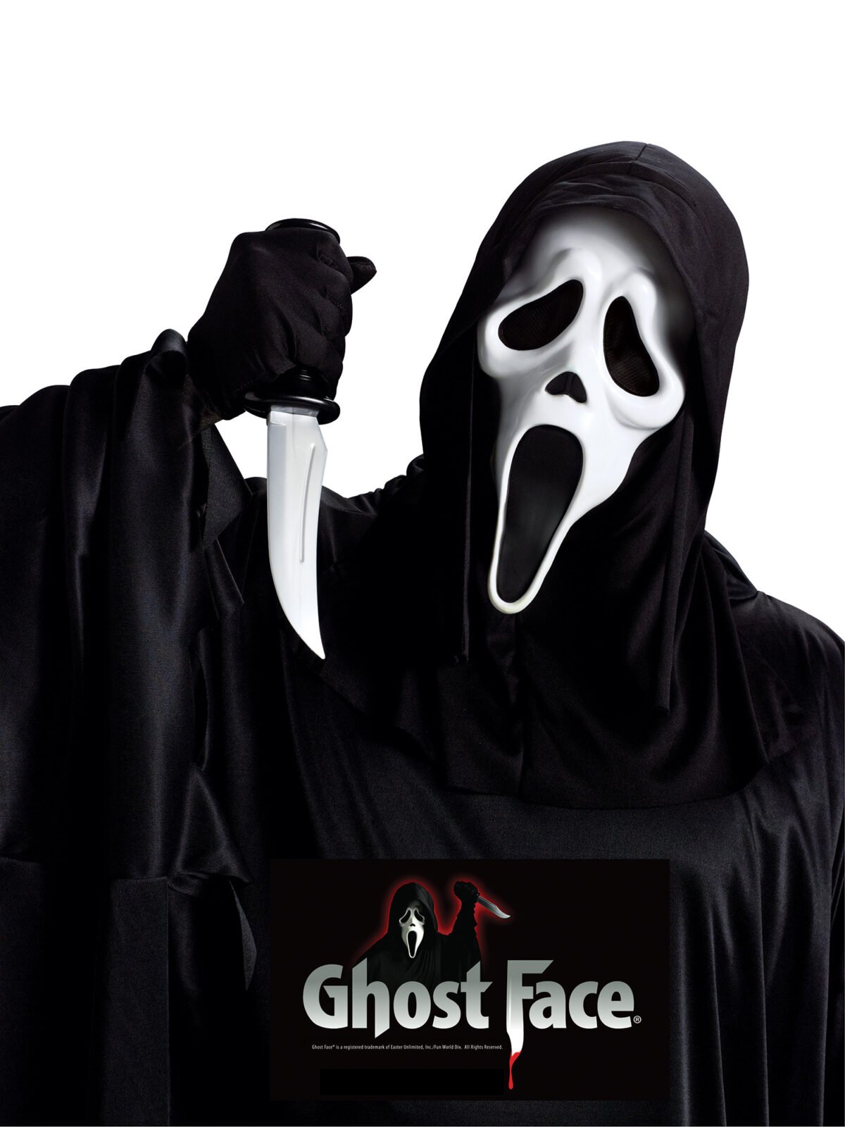 Máscara Ghostface Con Cuchillo