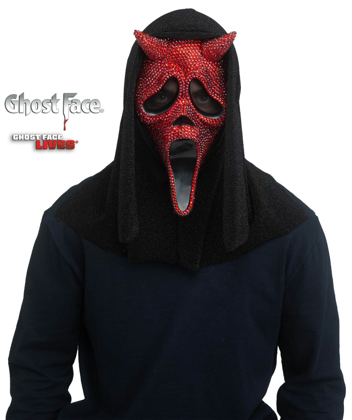 Mascara Ghostface Devil Face Bling