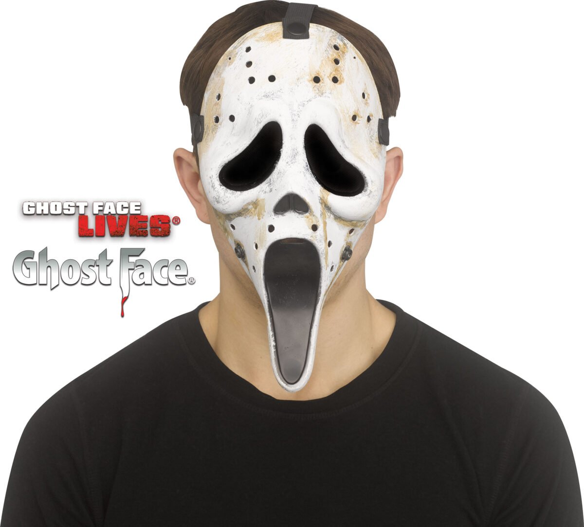 Máscara Ghostface Hockey Desgastada