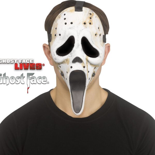 Máscara Ghostface Hockey Desgastada