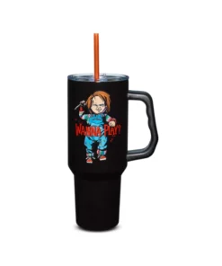 Chucky Wanna Play Vaso Termico Con Agarradera