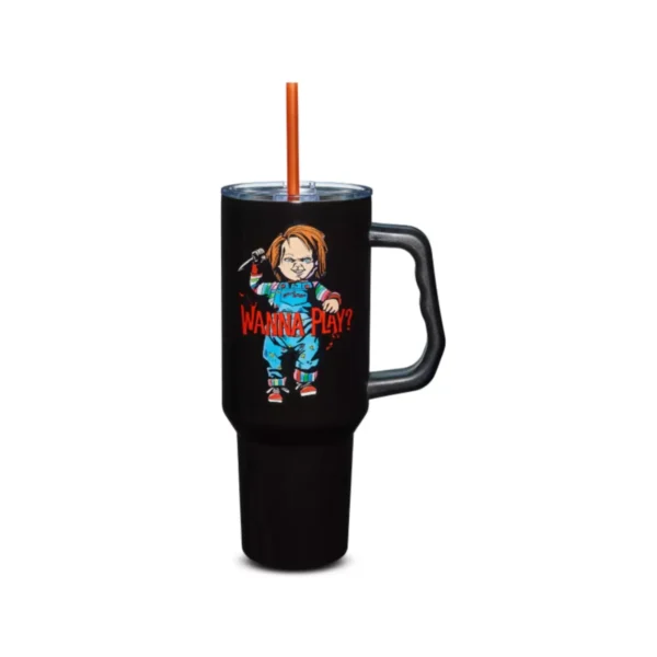 Chucky Wanna Play Vaso Termico Con Agarradera