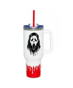 Ghostface Mantente Espeluznante Vaso Termico con Agarradera