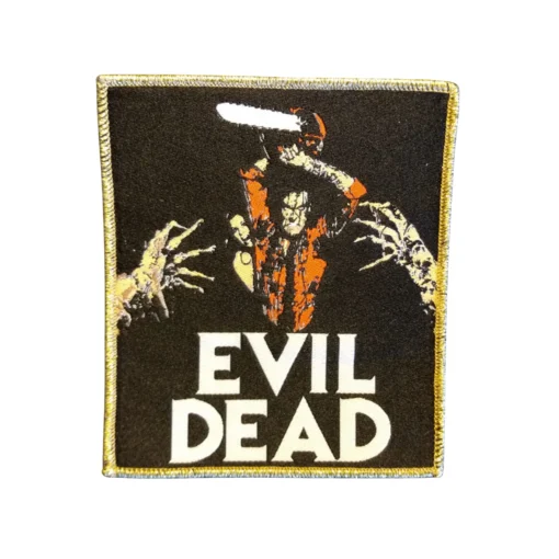 Parche Woven Evil Dead Borde Dorado