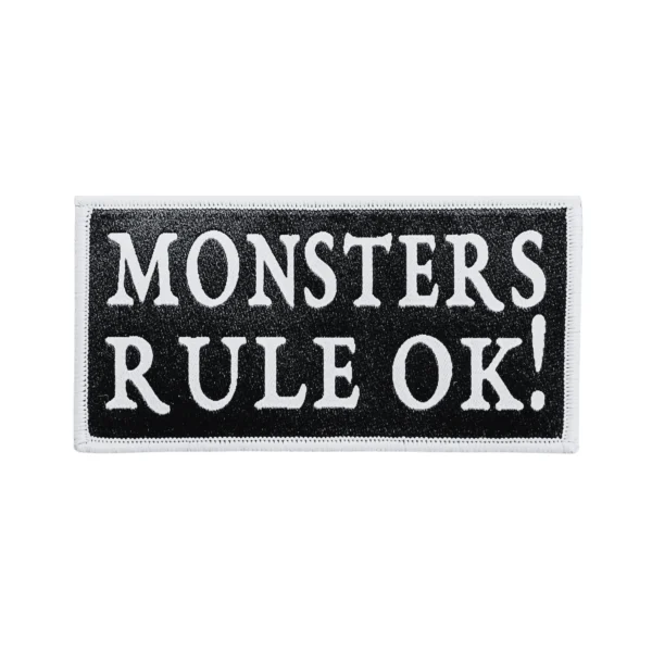 Parche Woven Monsters Rule OK