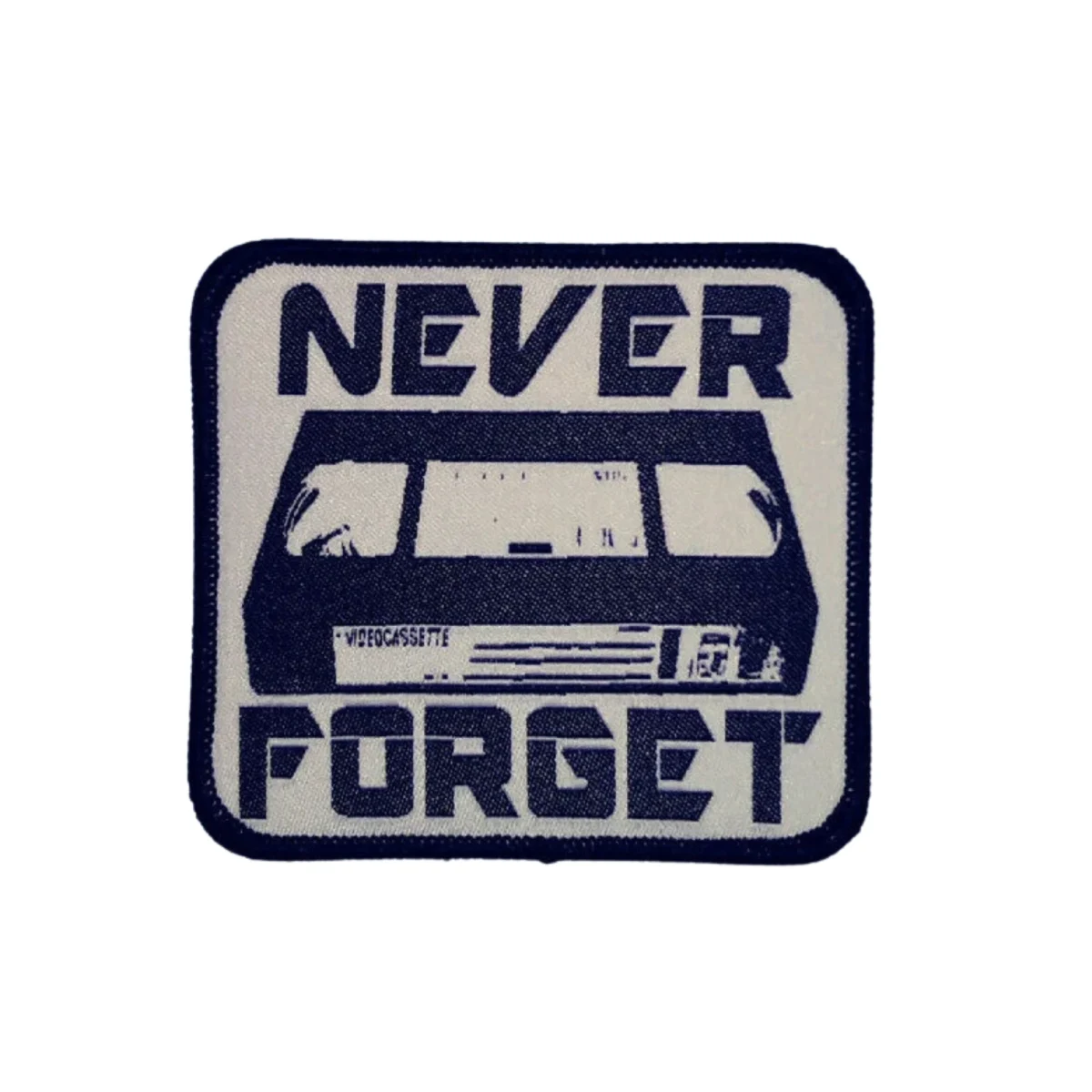 Parche Woven Never Forget VHS