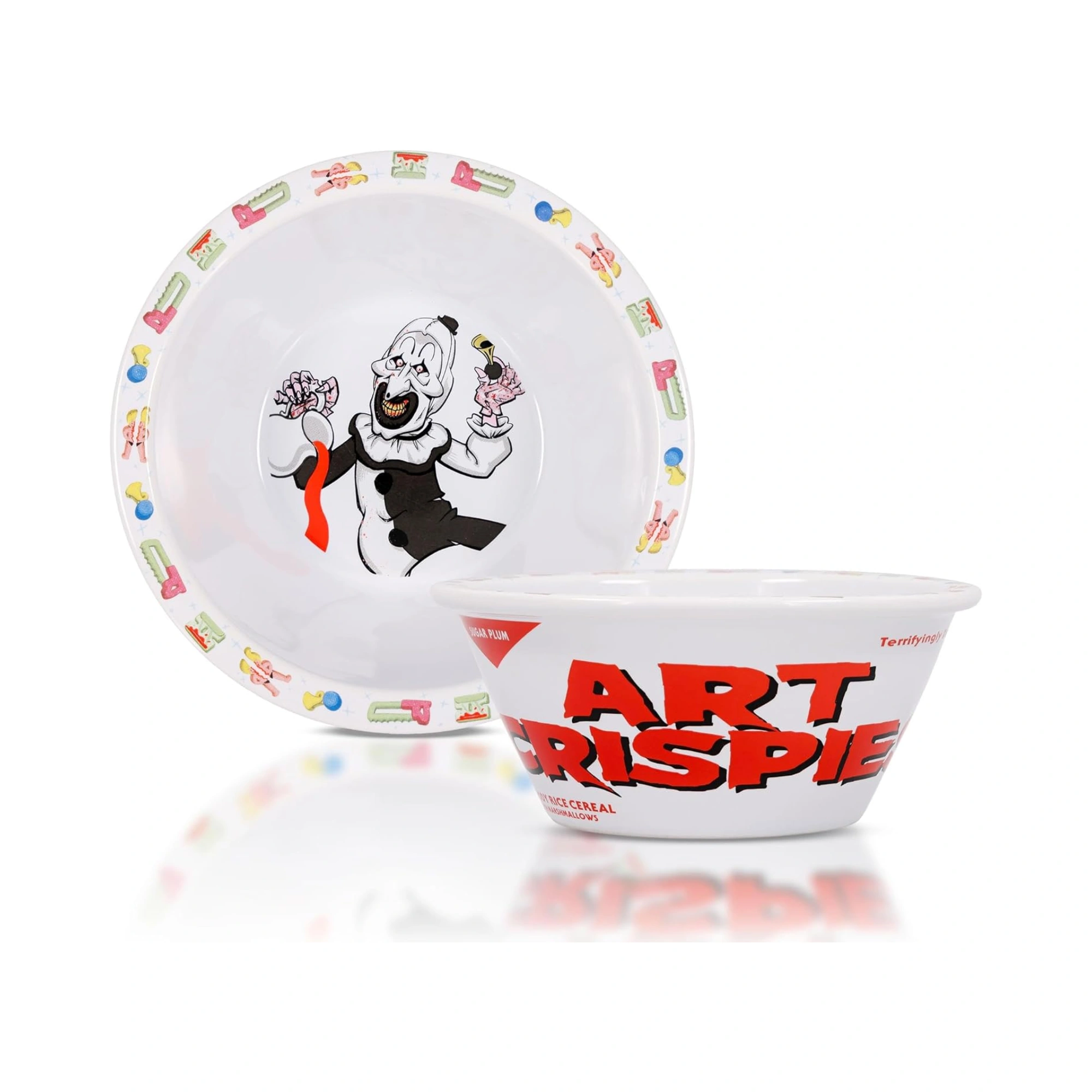 Terrifier Art Crispies Bowl 1 Terrifier Art Crispies Bowl